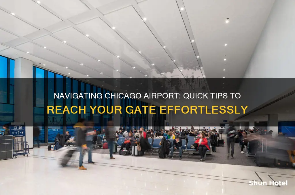 how do i get to my gate chicago airport