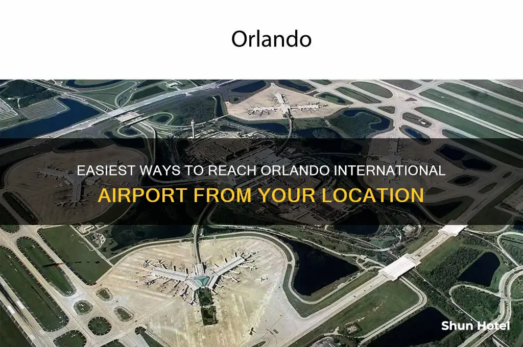 how do i get to orlando international airport from here