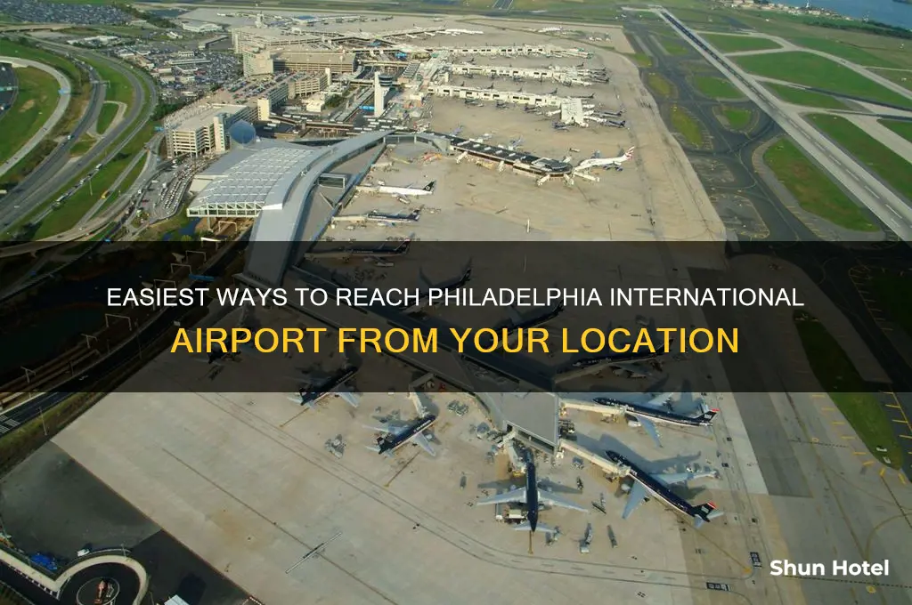 how do i get to philadelphia international airport from here