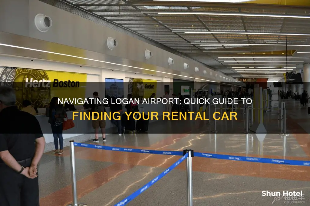 how do i get to rental car at logan airport