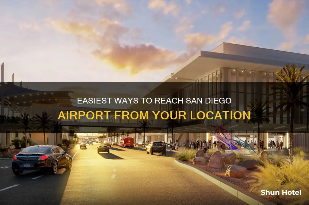 how do i get to san diego airport from here