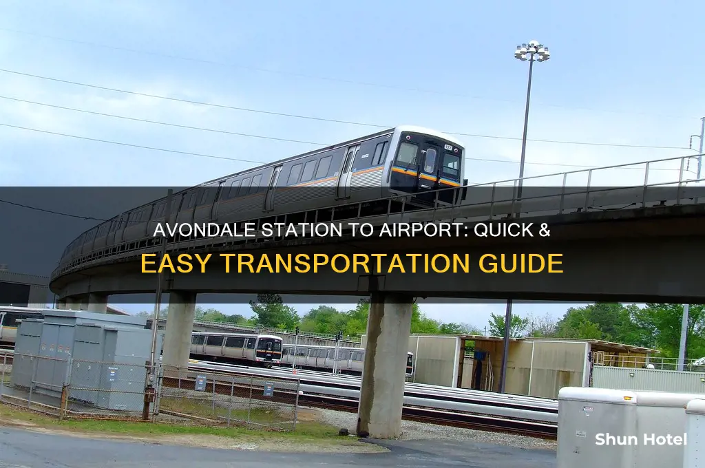 how do i get to the airport from avilondale station