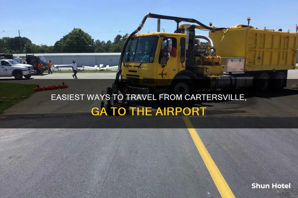 how do i get to the airport from cartersville ga