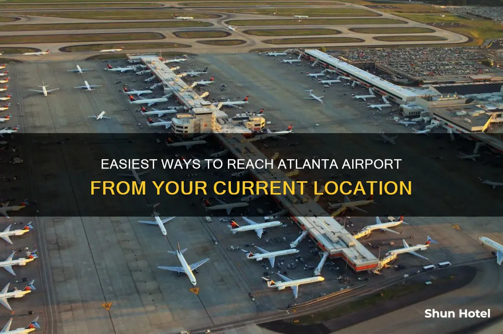 how do i get to the atlanta airport from here