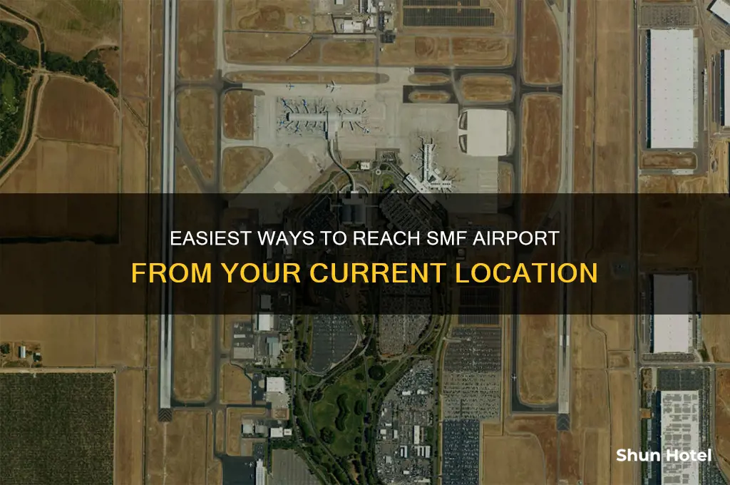 how do i get to the smf airport from here