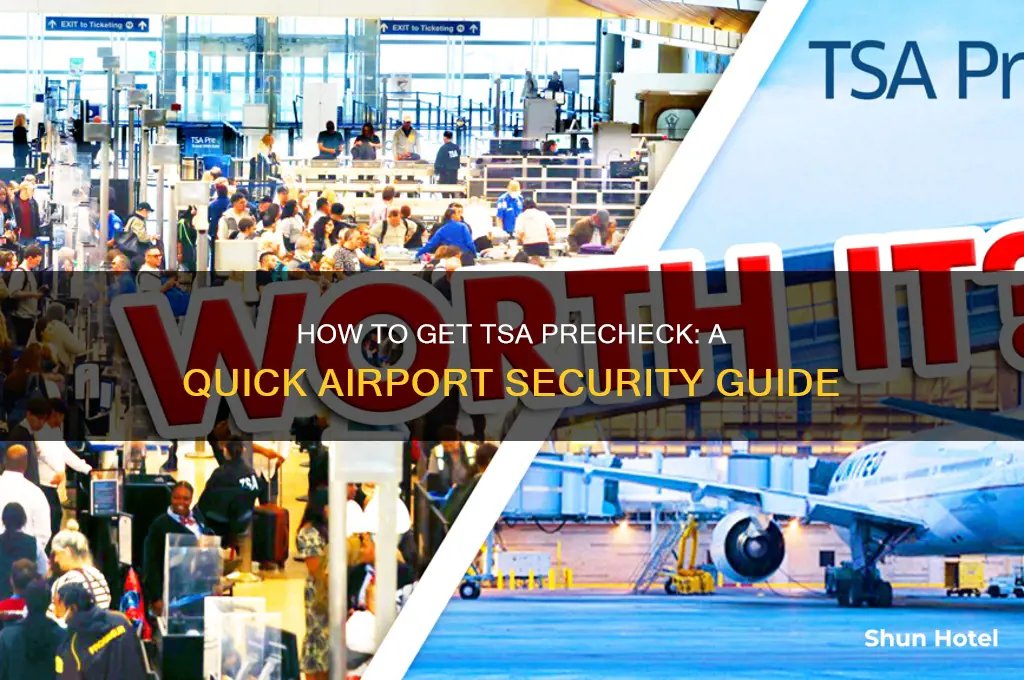 how do i get tsa precheck at the airport