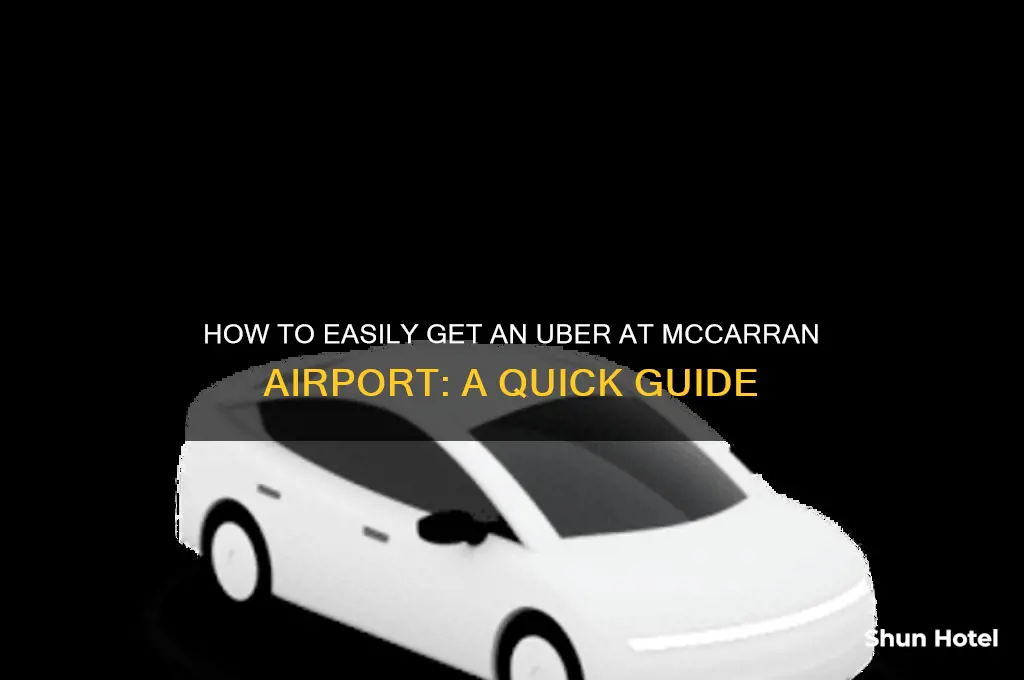 how do i get uber at mccarran airport