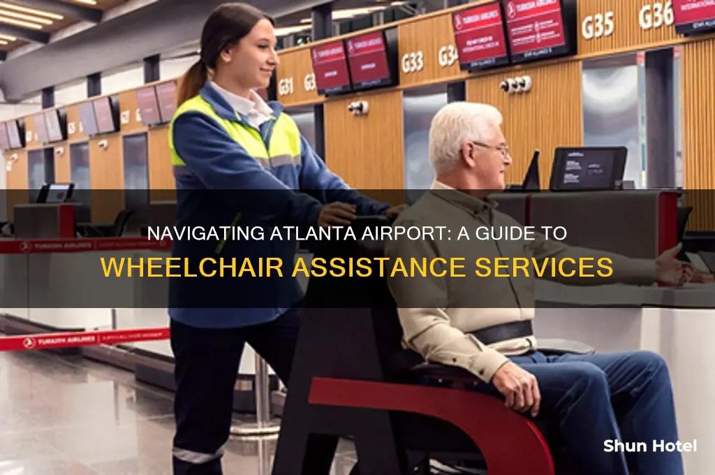 how do i get wheelchair assistance at atlanta airport