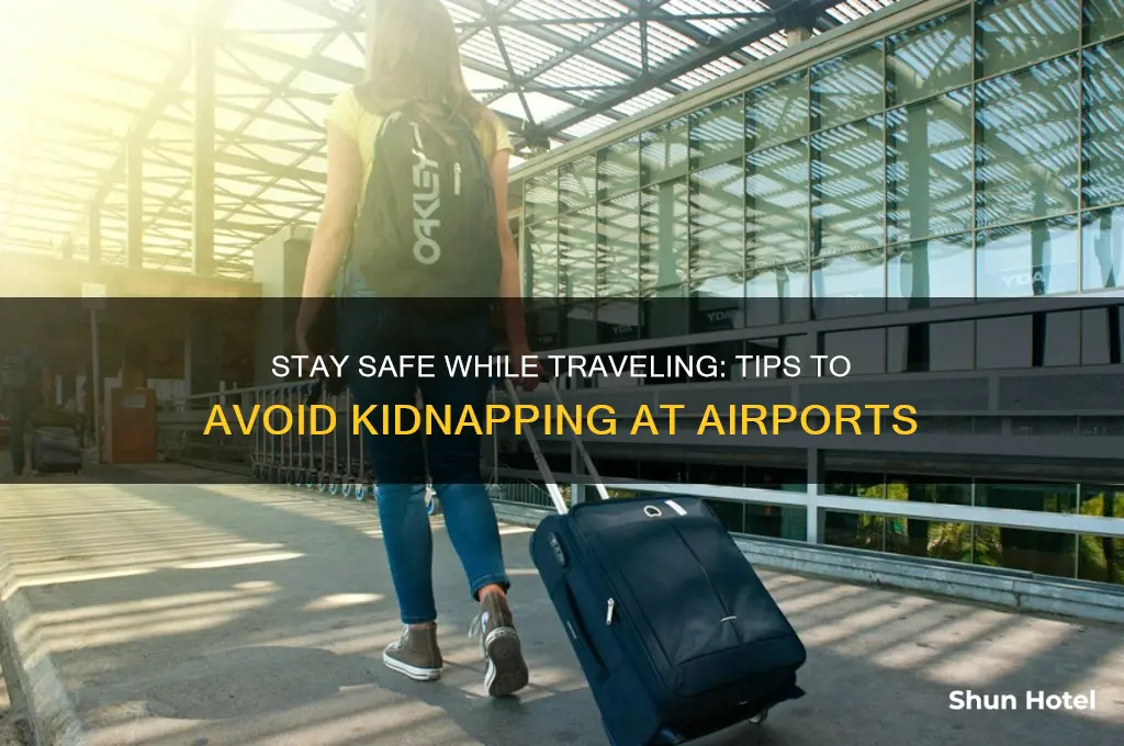 how do i not get kindnaped at an airport