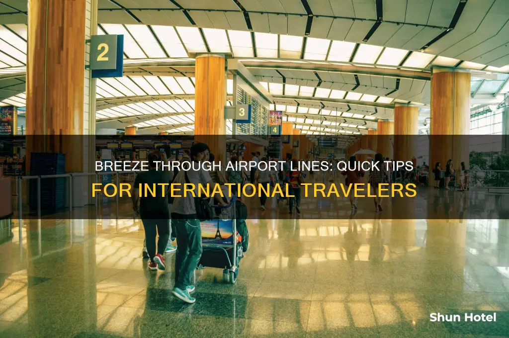 how do i skip long airport before international flight
