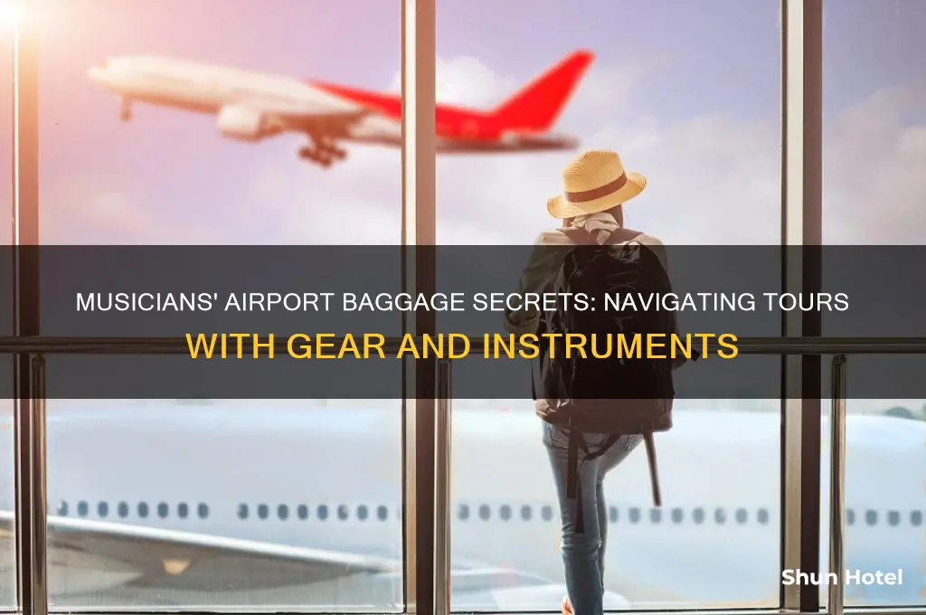 how do musicians get their baggage through the airport
