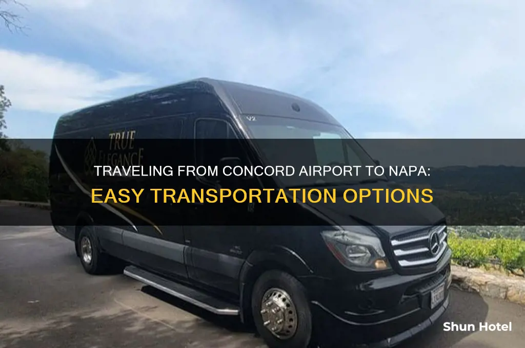 how do people get from concord airport to napa
