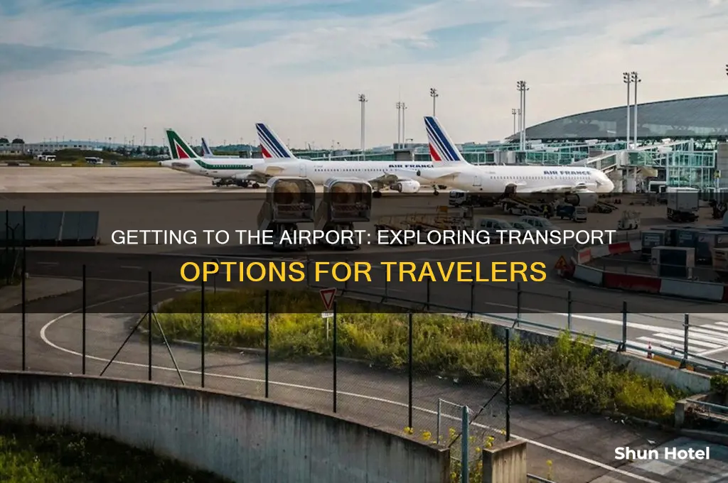 how do people get to the airport