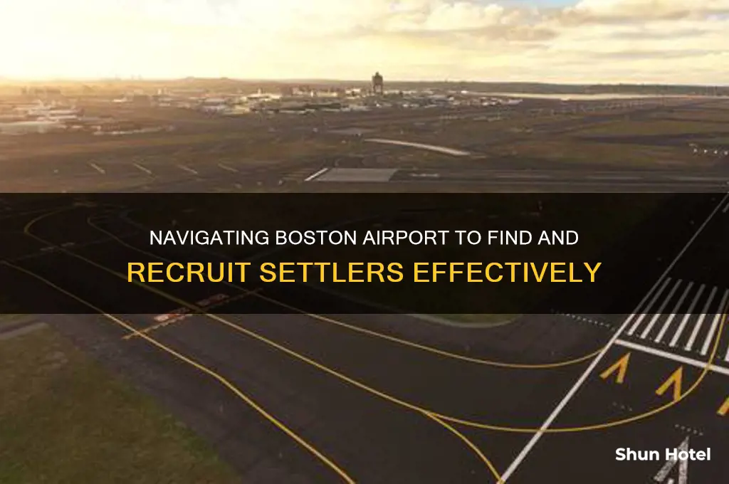 how do u get settlers boston airport