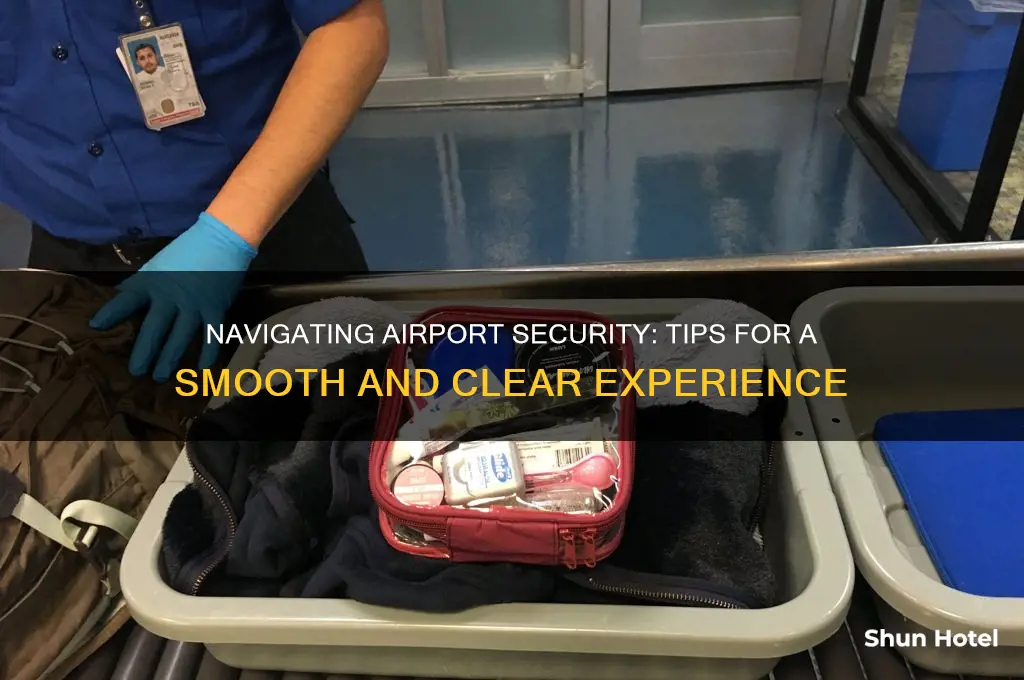 how do we get clear at airport