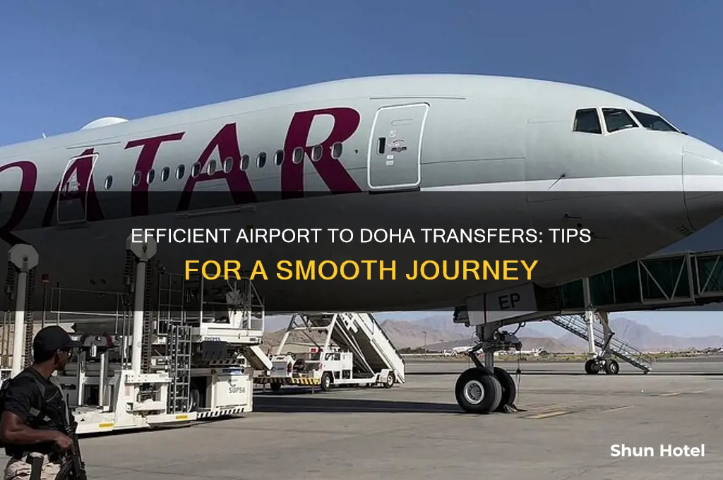 how do we get from airport to doha for