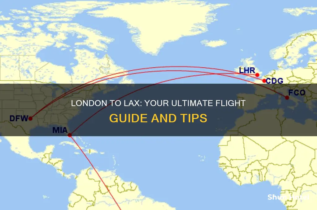 how do you fly from london to lax airport