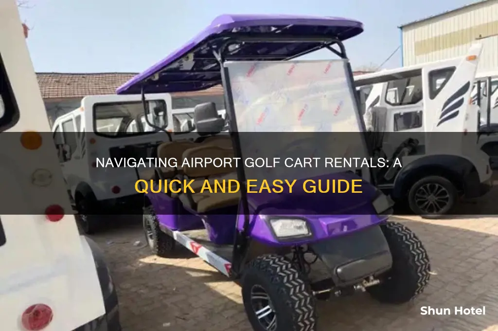 how do you get a golf cart at the airport