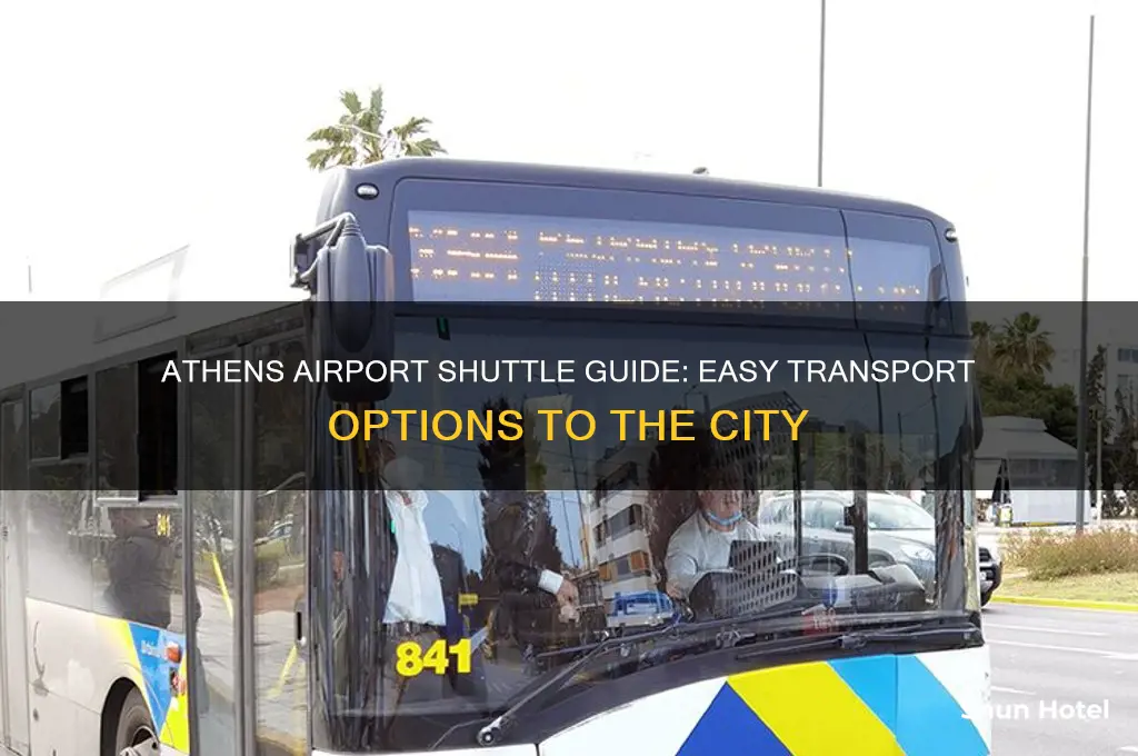 how do you get a shuttle in athens airport