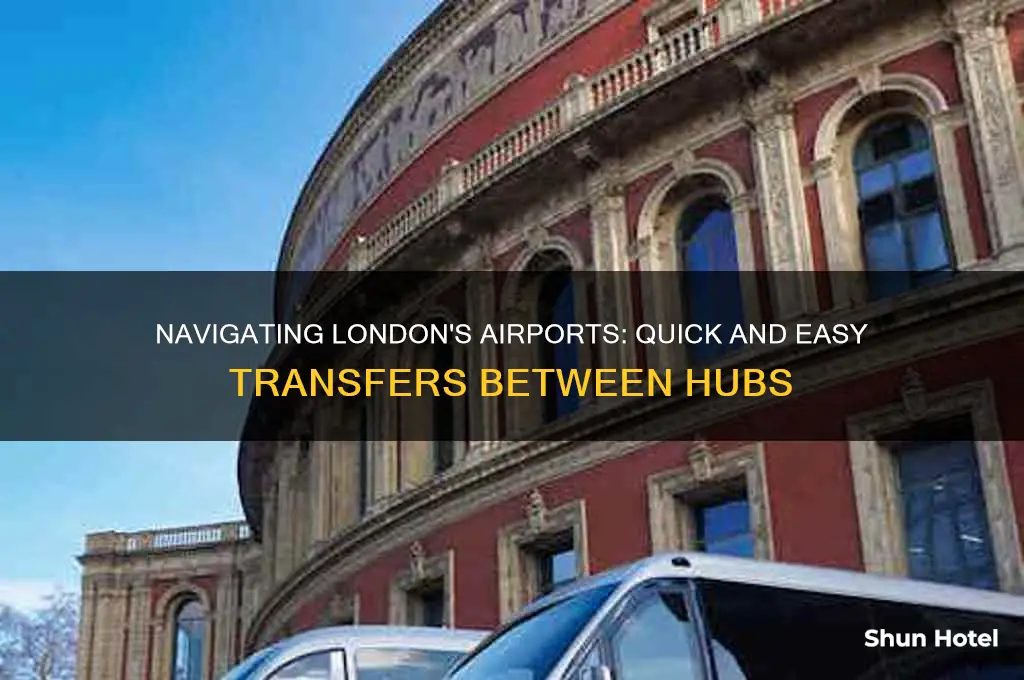how do you get between airports in london