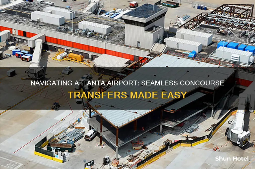 how do you get between concourses at atlanta airport