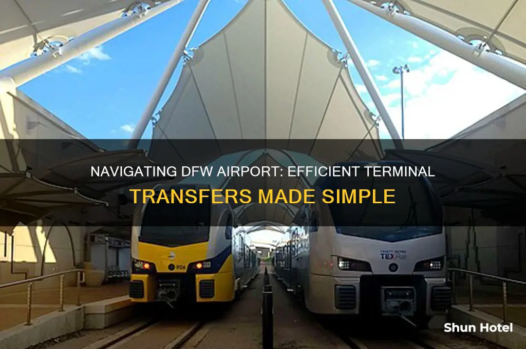 how do you get between terminals at dfw airport