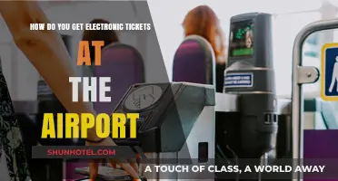 How to Get Electronic Tickets at the Airport: A Quick Guide