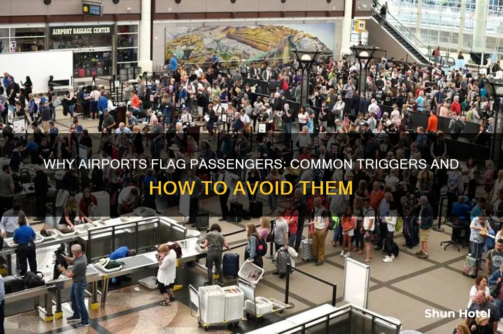 how do you get flagged at an airport