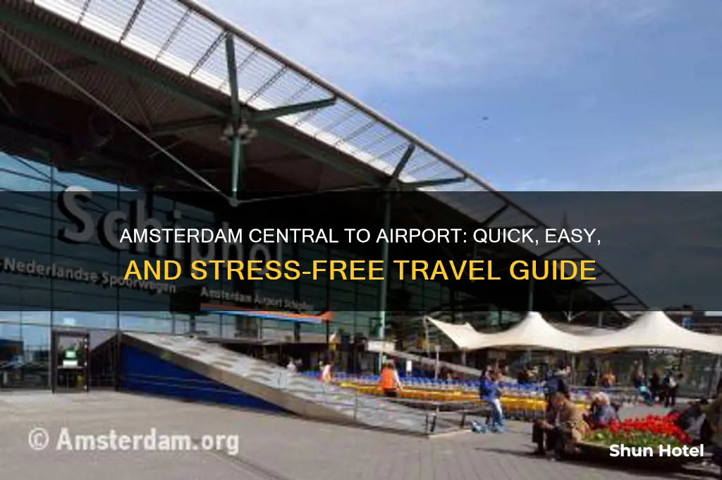 how do you get from amsterdam central station to airport