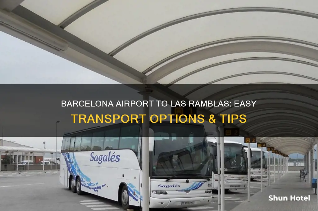 how do you get from barcelona airport to las ramblas
