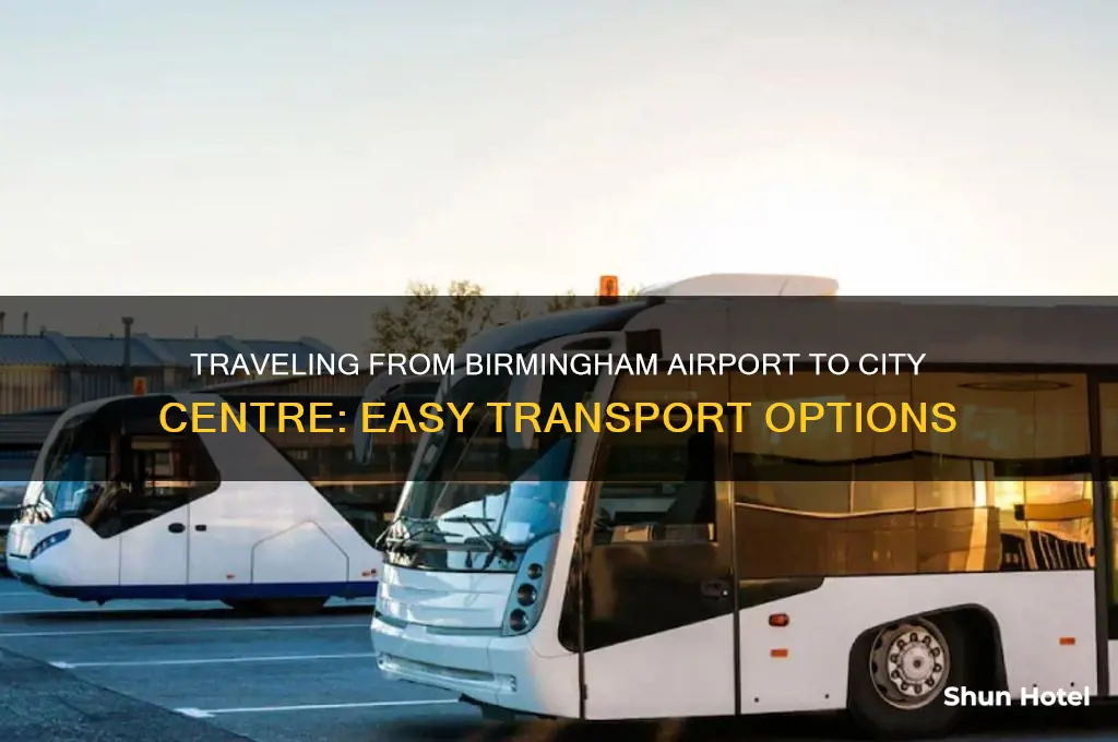 how do you get from birmingham airport to city centre