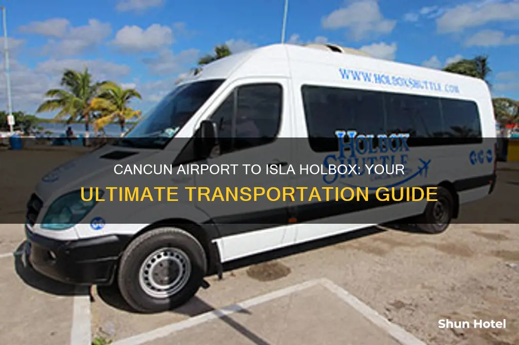 how do you get from cancun airport to isla holbox
