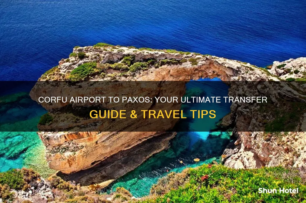 how do you get from corfu airport to paxos