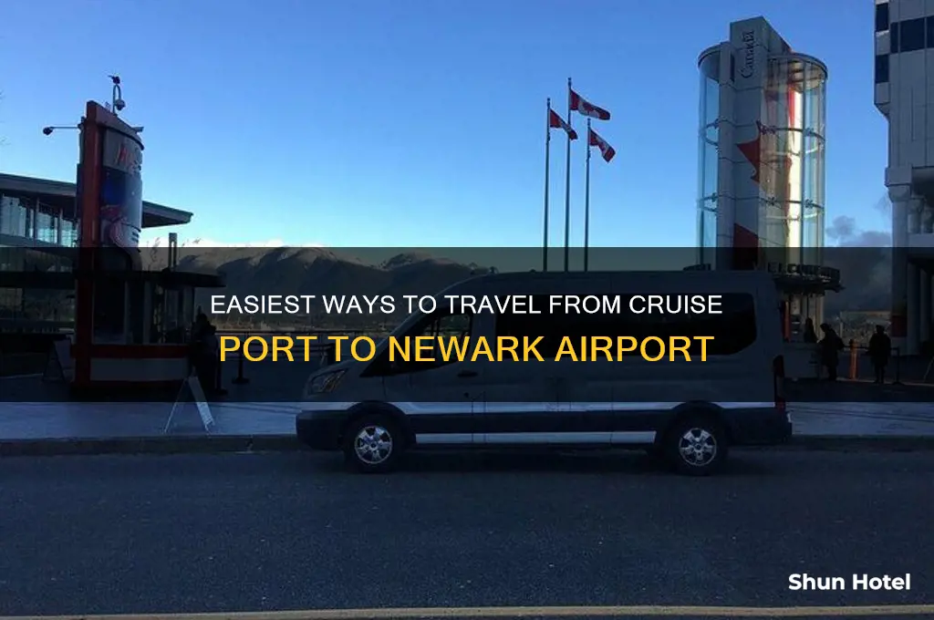 how do you get from cruise port to ewr airport
