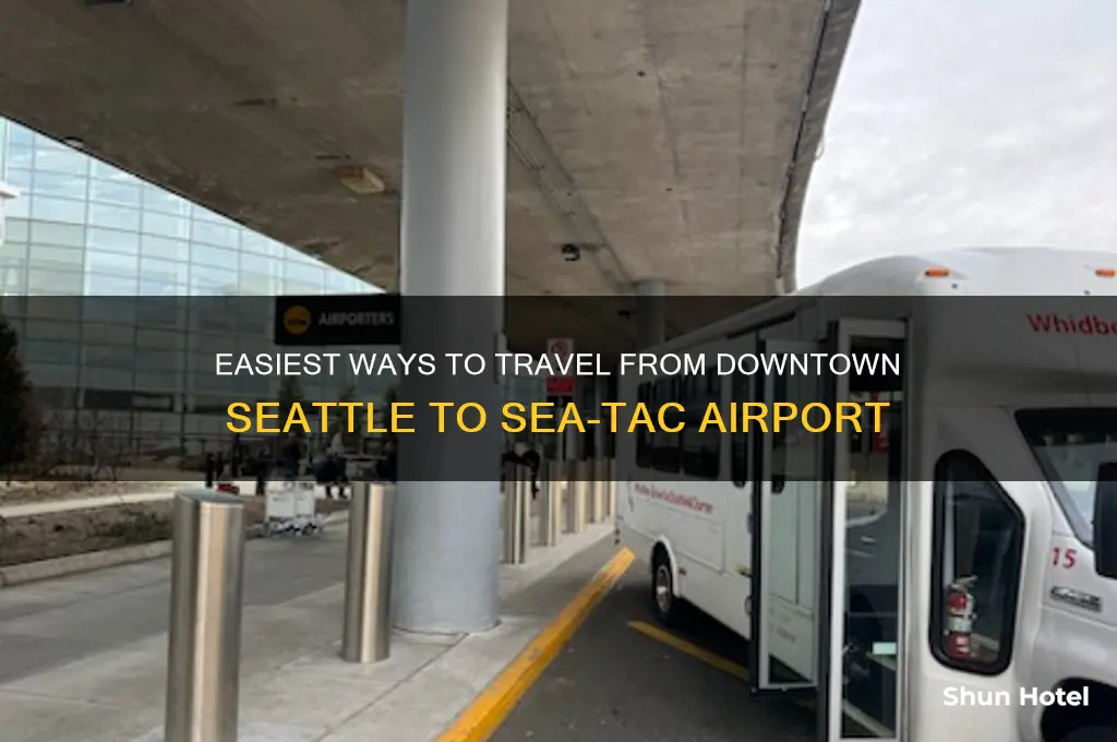 how do you get from downtown seattle to seatac airport