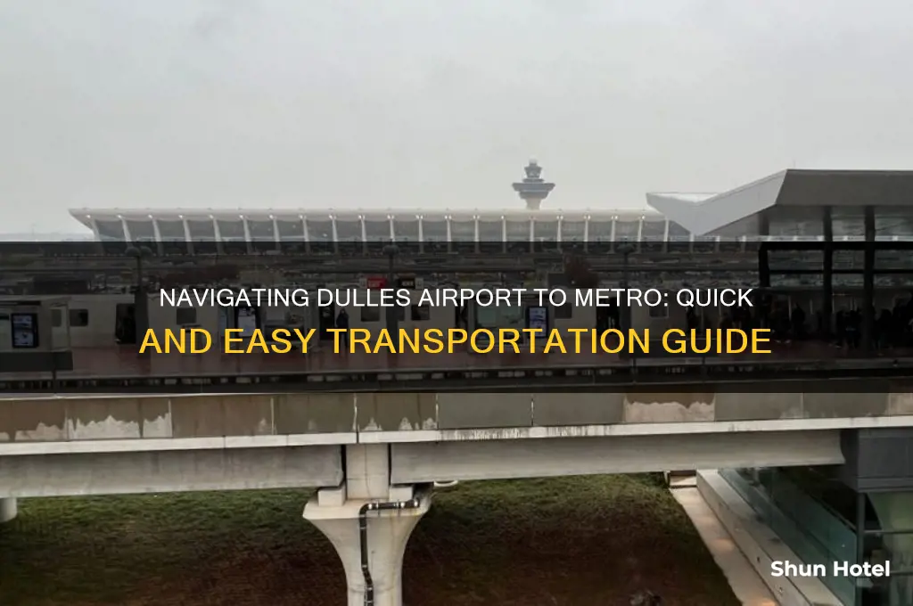 how do you get from dulles airport to the metro