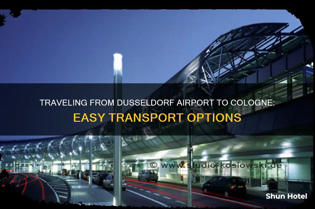 how do you get from dusseldorf airport to cologne