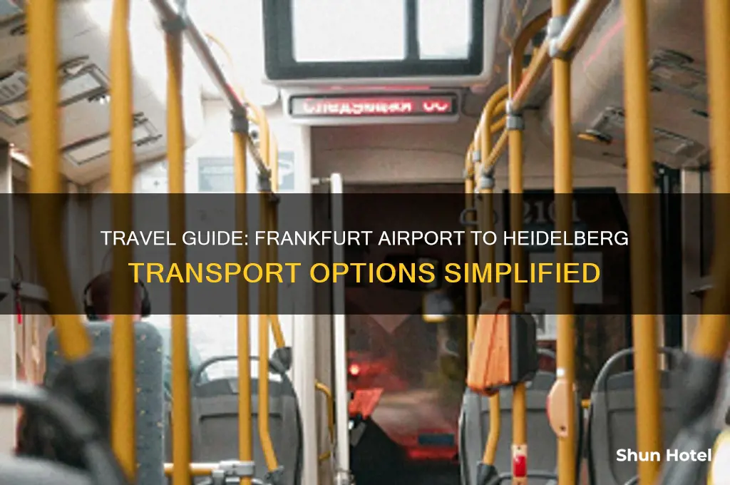 how do you get from frankfurt airport to heidelberg