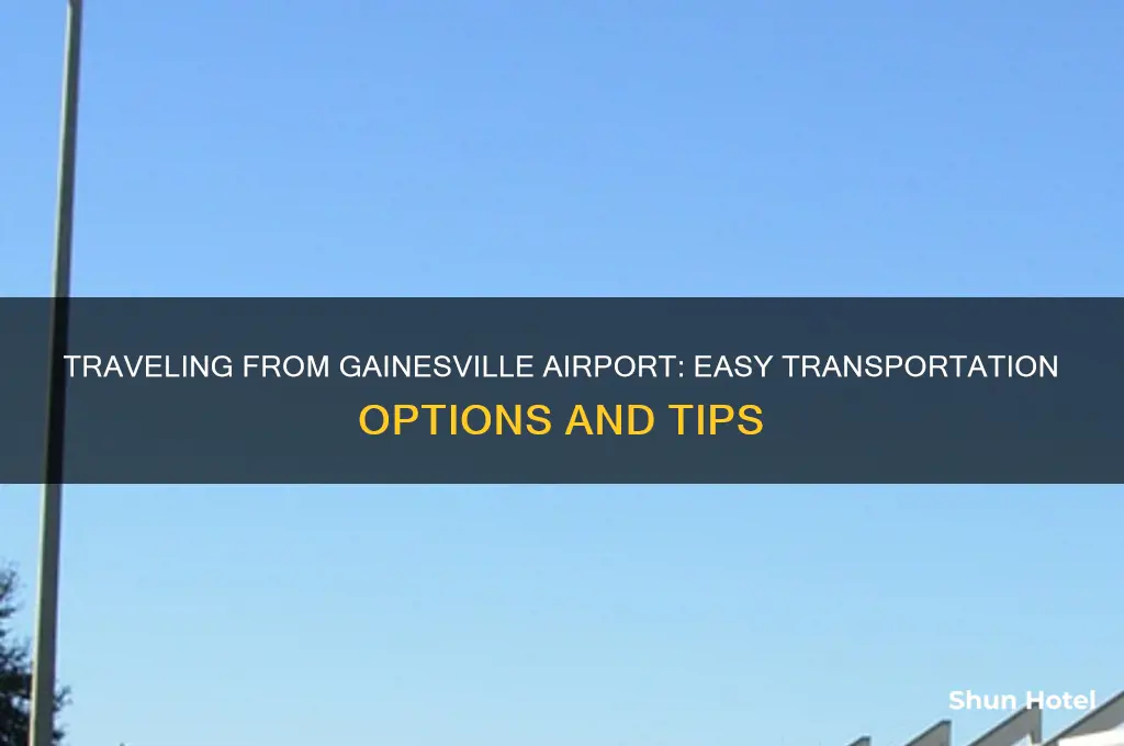 how do you get from gainesville airport