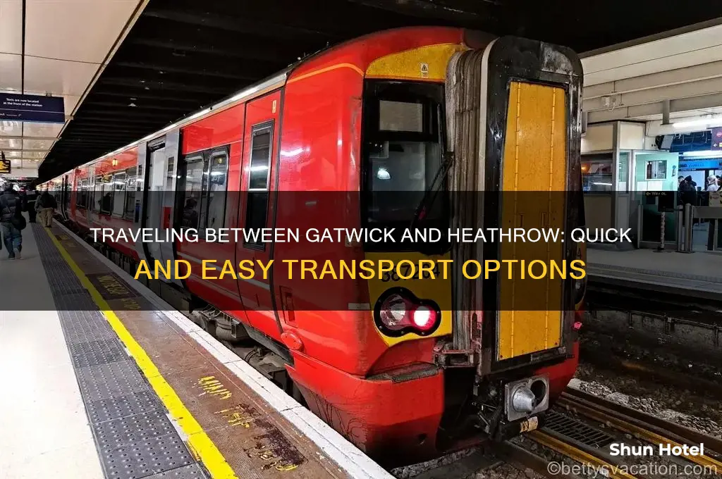 how do you get from gatwick airport to hethrow airport