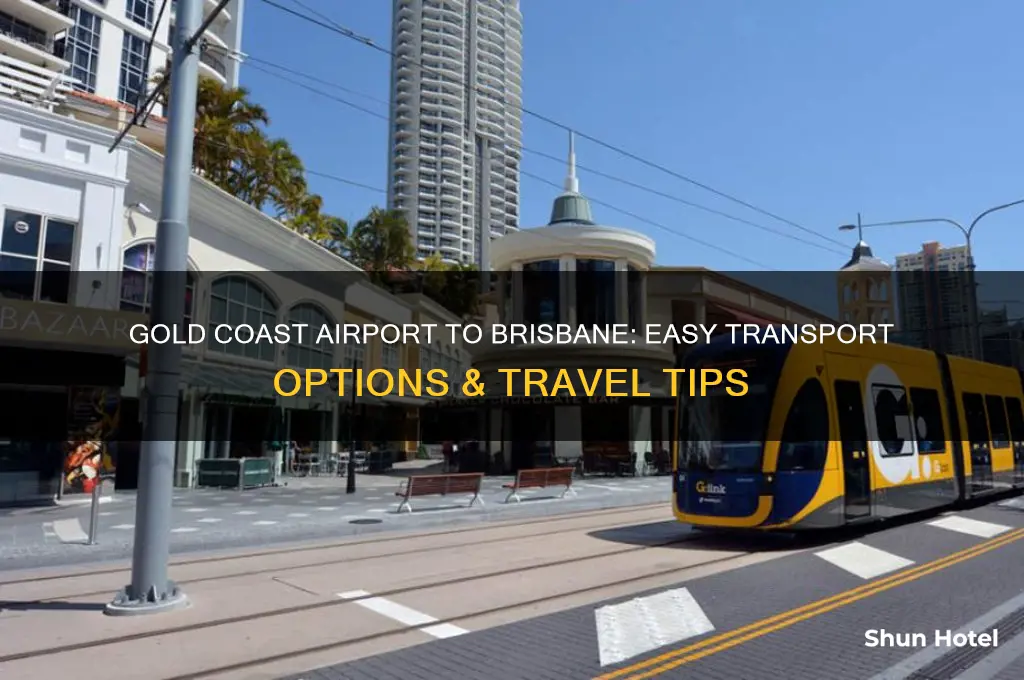 how do you get from gold coast airport to brisbane