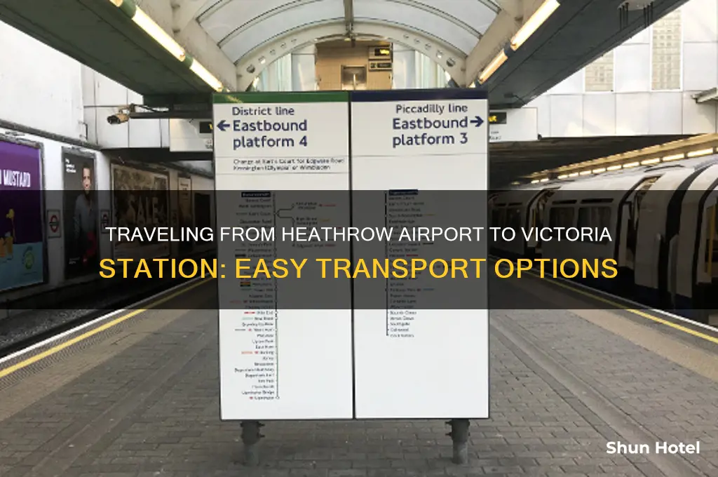 how do you get from heathrow airport to victoria station