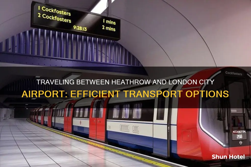 how do you get from heathrow to london city airport