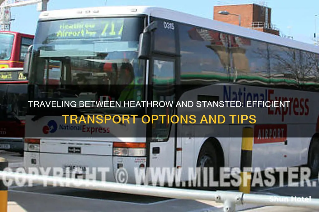 how do you get from heathrow to stansted airport