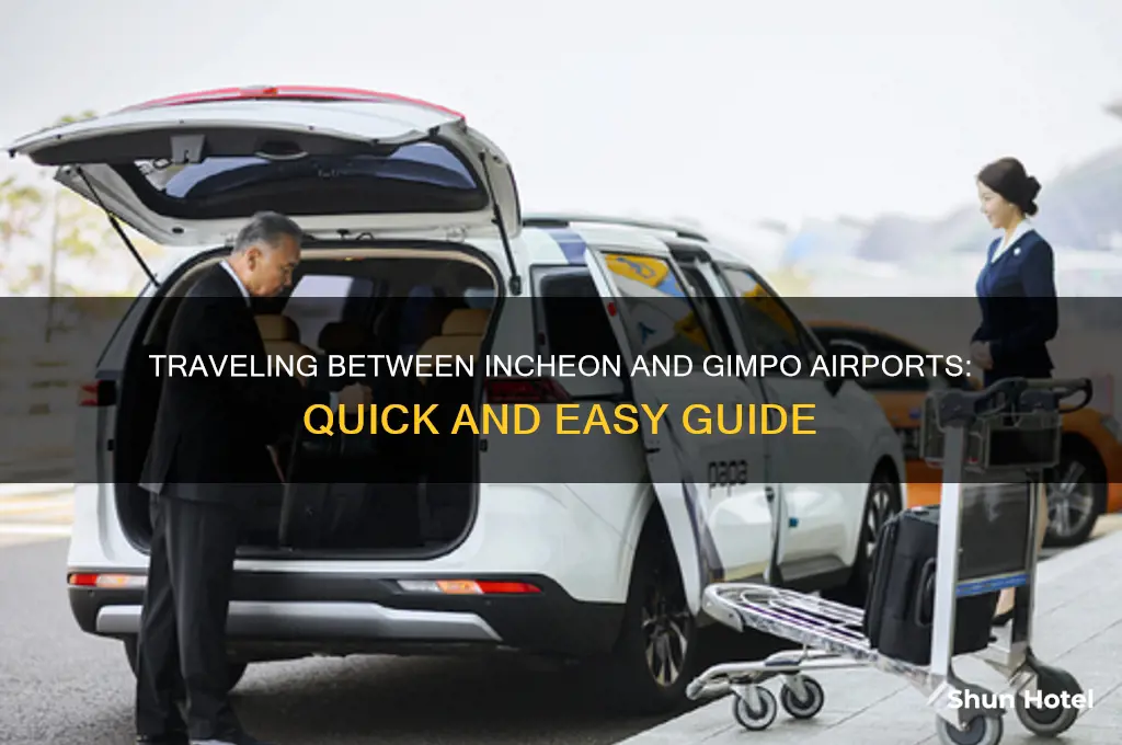 how do you get from incheon airport to gimpo airport