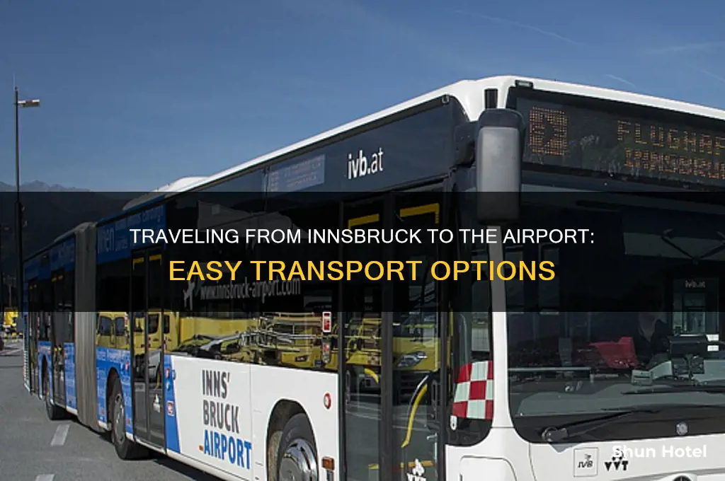 how do you get from innsbruck to the airport