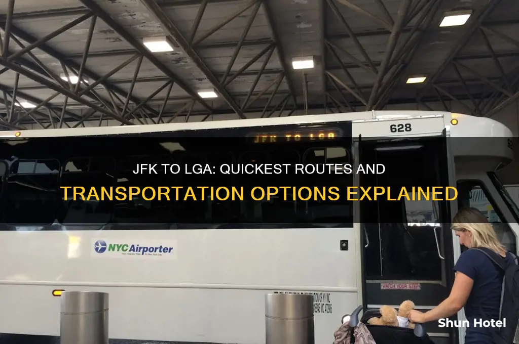 how do you get from jfk to lga airport