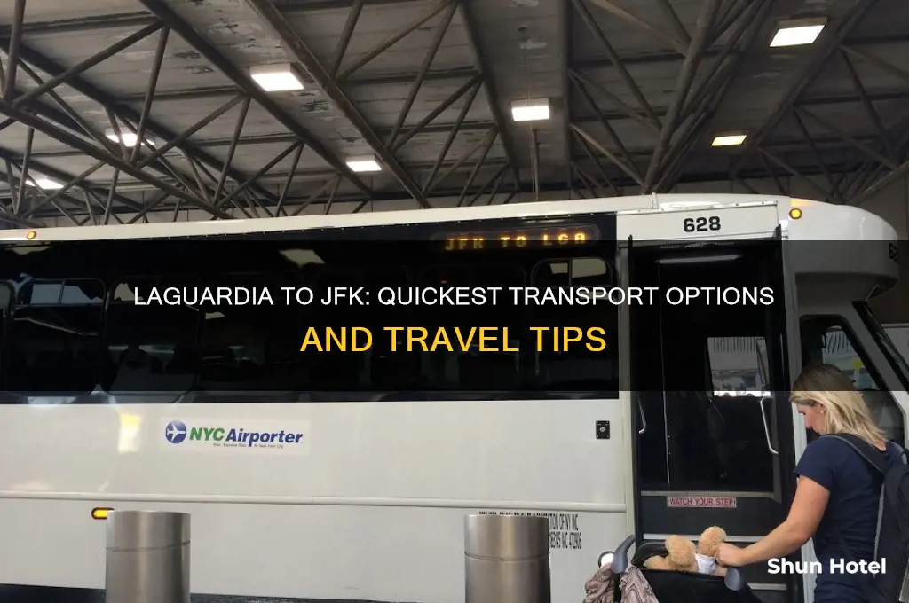 how do you get from laguardia airport to jfk