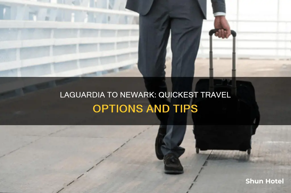 how do you get from laguardia to newark airport
