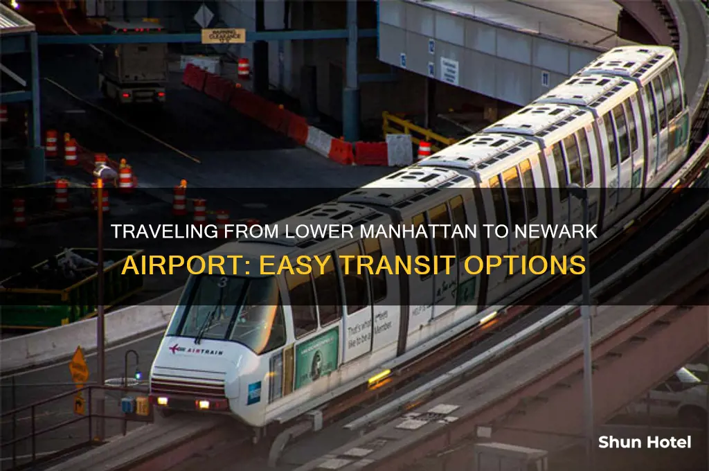 how do you get from lower manhattan to newark airport
